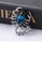Glamorousky blue Fashionable Personality Scorpion Brooch with Blue Cubic Zirconia 61F85ACEACB999GS_4