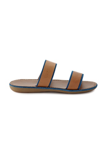 Projet1826 brown ANOD LEATHER SLIPPER LIGHT BROWN 3CCF5SH6C043ECGS_1