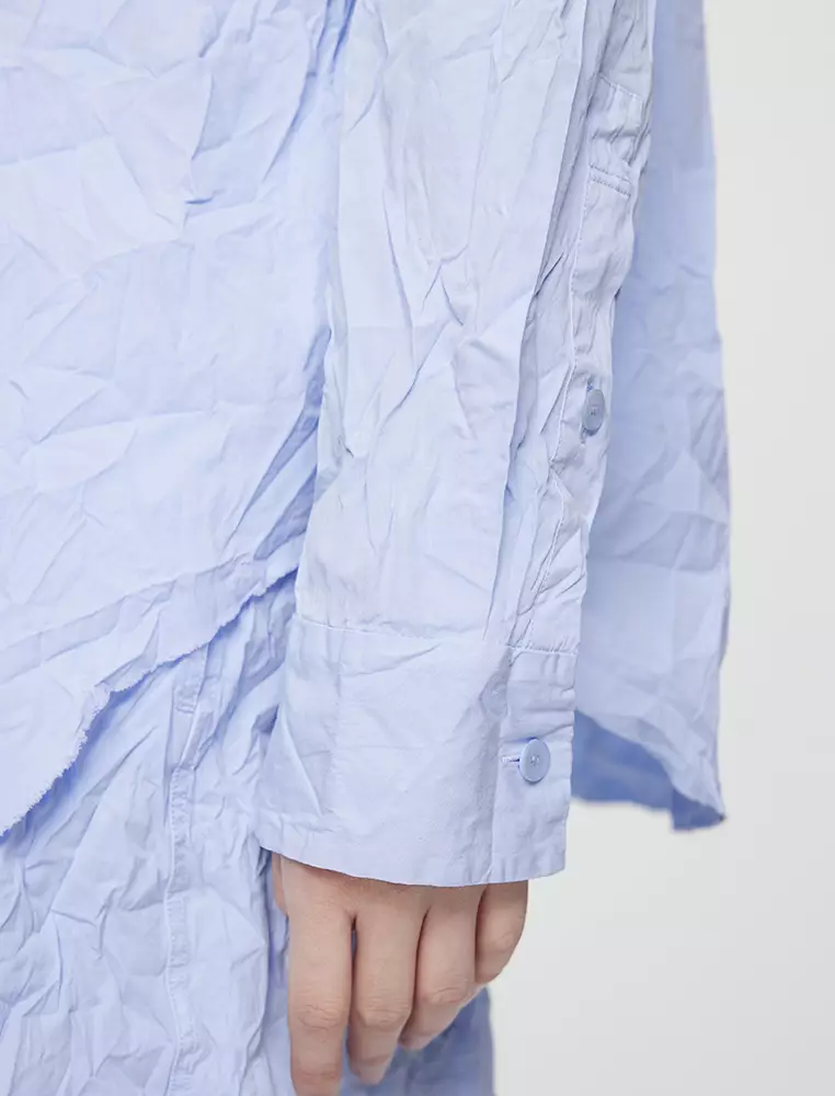 Striped Loose Fit Long Sleeve Shirt