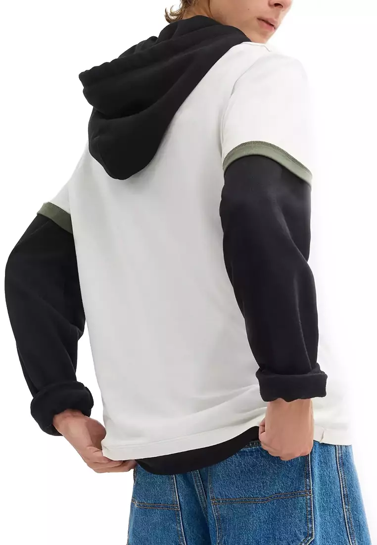 Camo T Shirt In Organic Cotton in Off White CW770