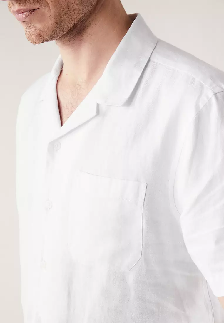 Pure Linen Revere Shirt
