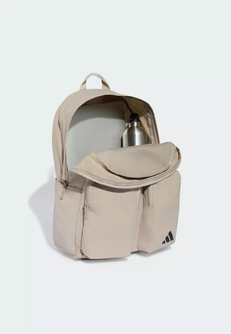Lifestyle ESSENTIALS BACK TO CAMPUS BACKPACK Unisex Beige KQ6719