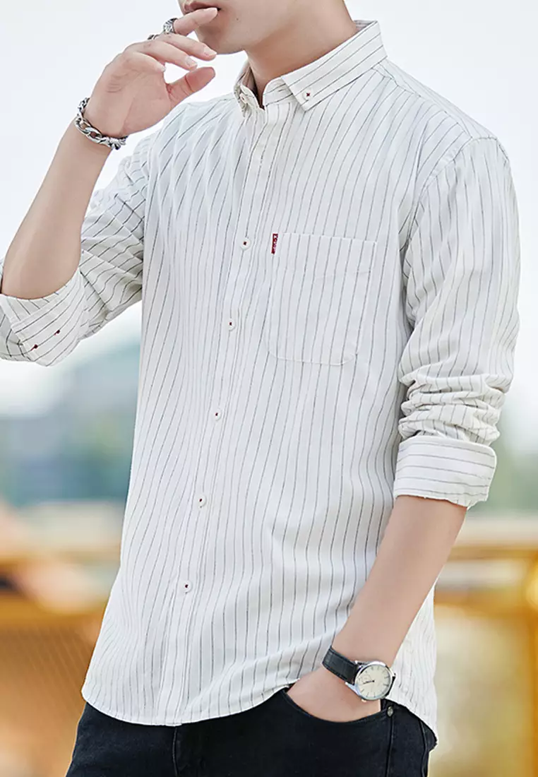 Slim Stripe Long Sleeved Shirt C1620