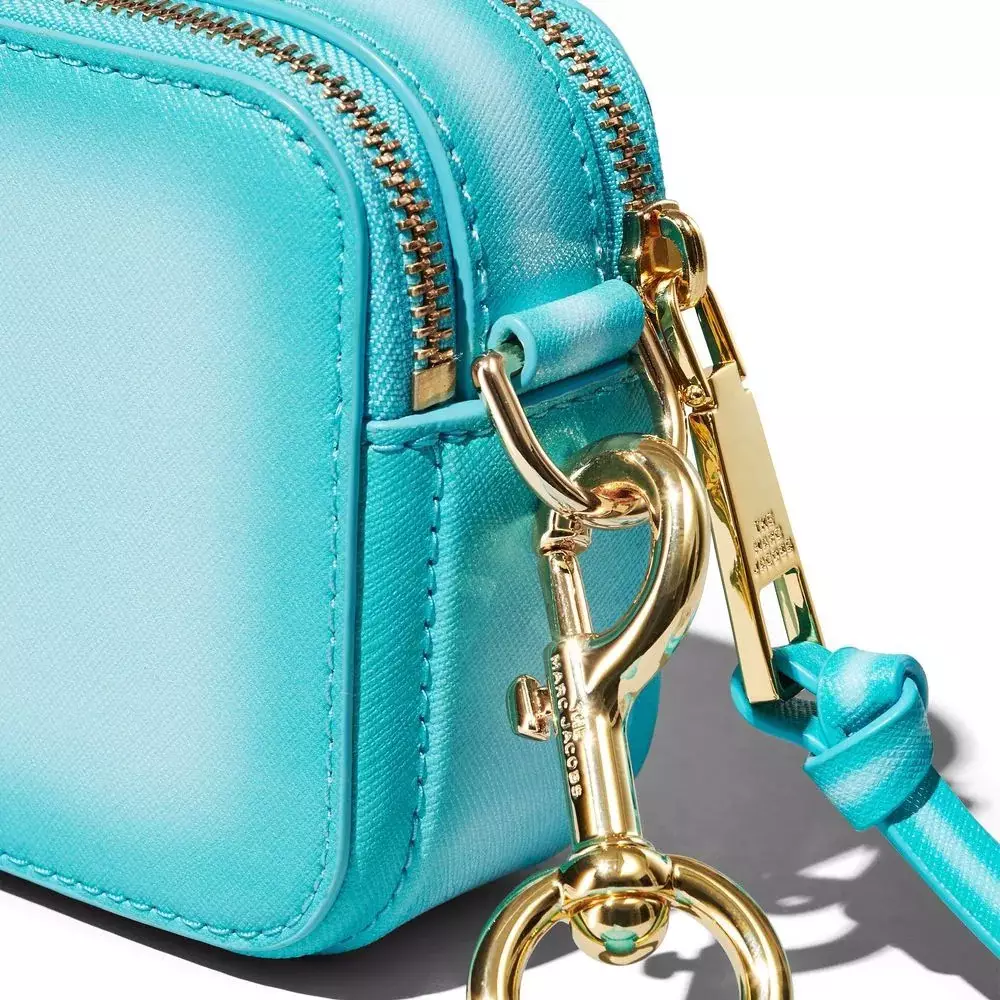 Marc Jacobs Light Blue Snapshot DTM Small Saffiano Leather Camera Bag at  FORZIERI