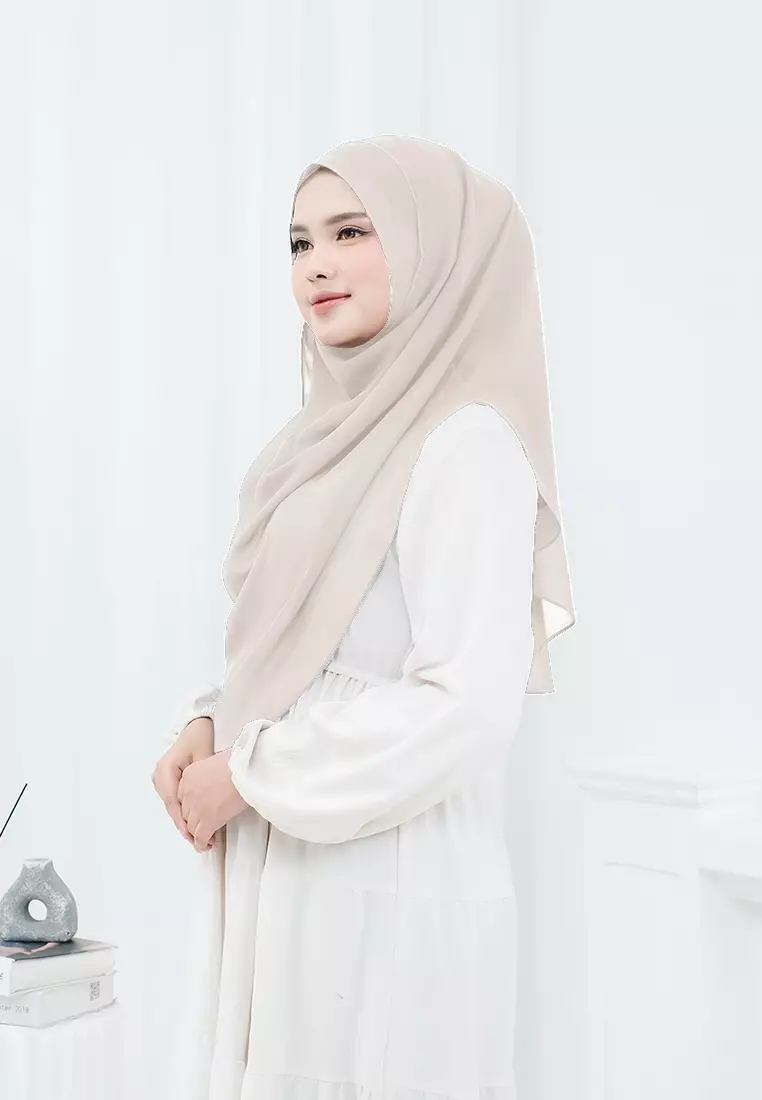 HIJAB INSTAN ZHAZA - LIGHT CREAM