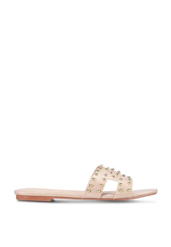 Jual Nose Studded Flat Slide Original Zalora Indonesia