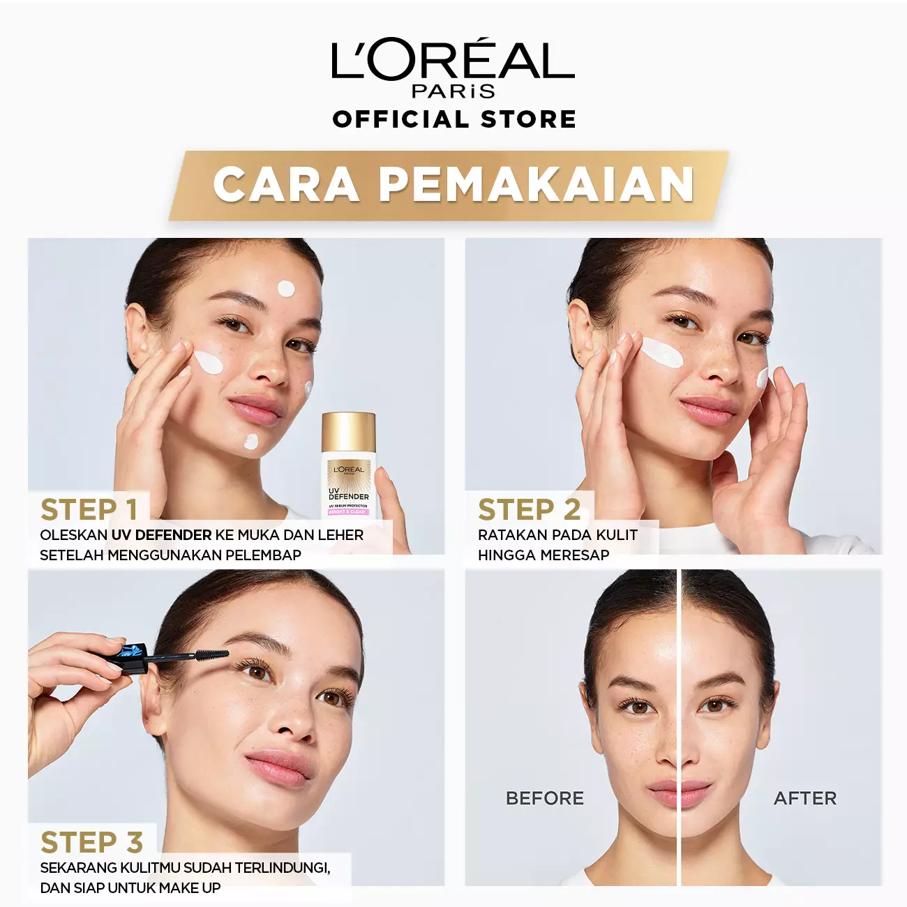 L'Oreal Paris UV Defender UV Protector Matte & Fresh SPF50+ / PA++++