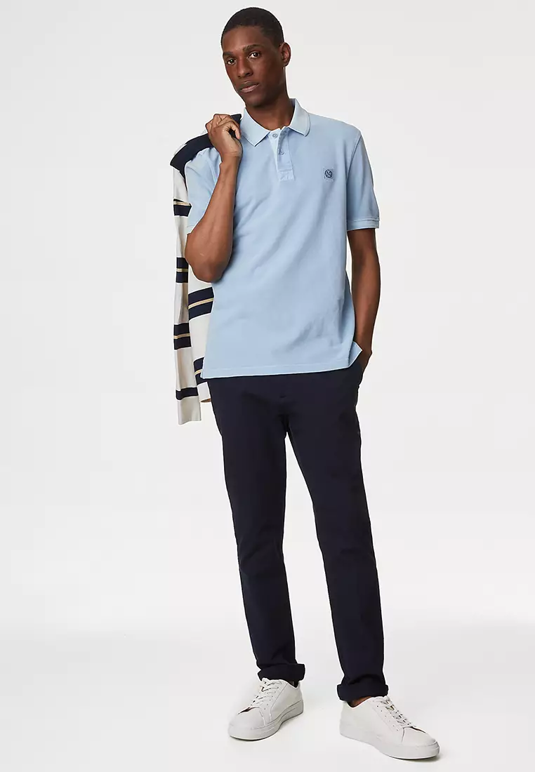 Pure Cotton Polo Shirt