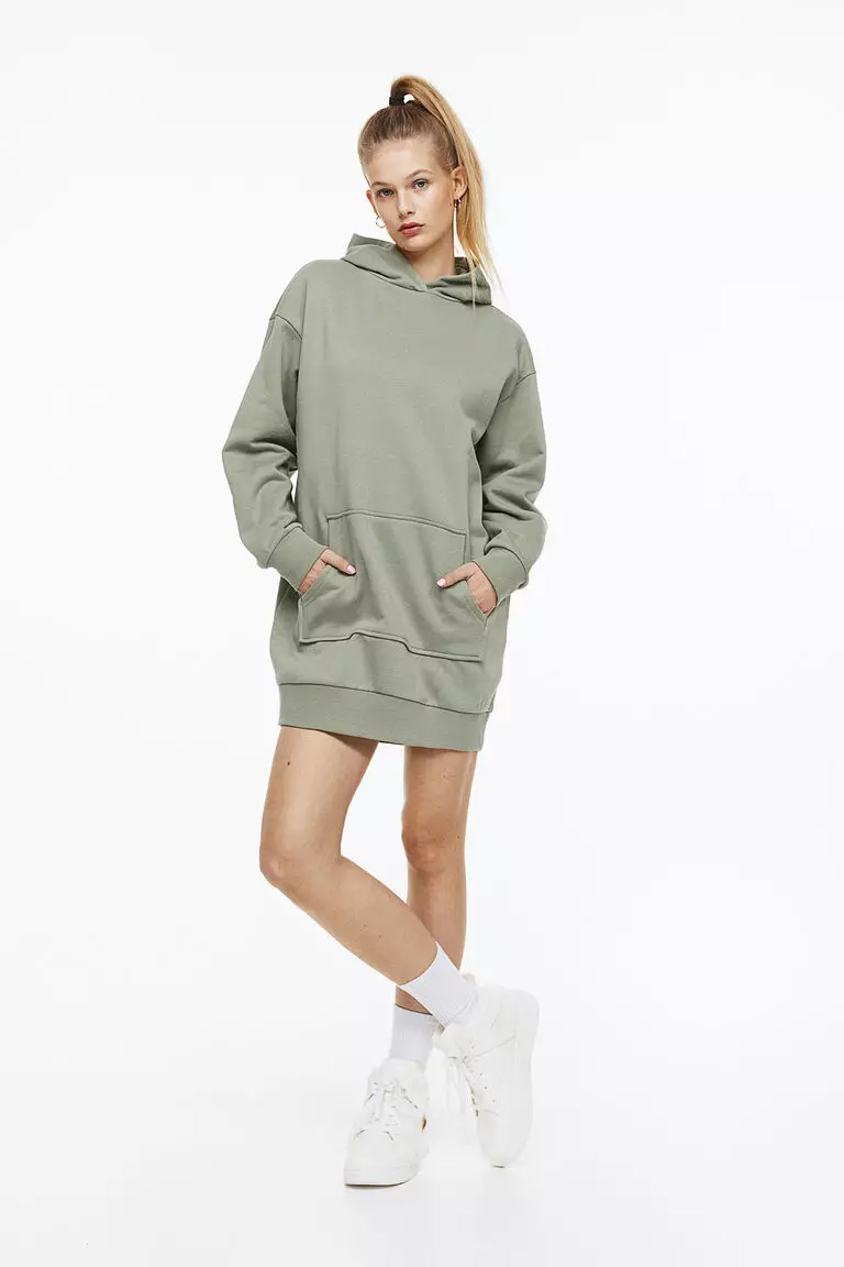Hoodie store dress h&m