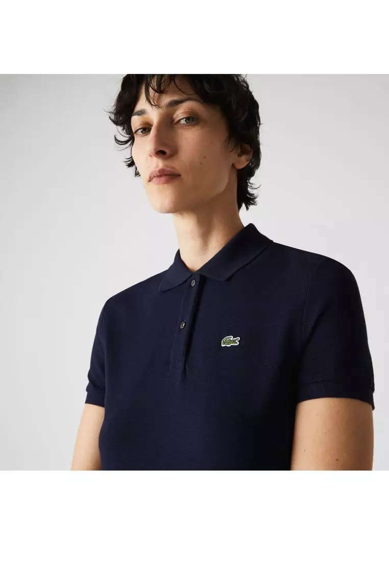 Women's Classic Fit Soft Cotton Petit Piqué Polo Shirt