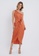 FORCAST orange Pia One-Shoulder Dress EC199AAAB8F81DGS_1