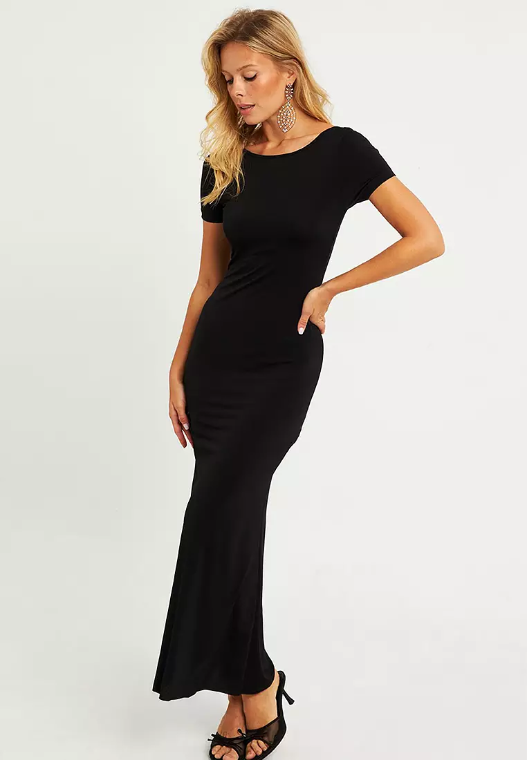 Scoop Back Maxi Dress