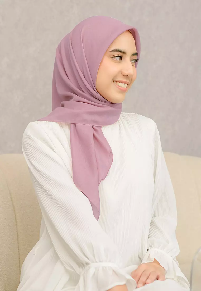 Theya Voal Square Pearly Purple