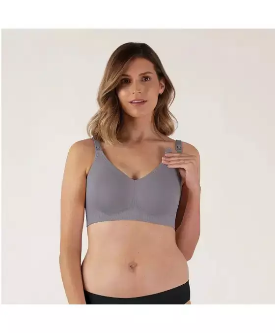 Bravado Design Body Silk Seam - Bra Menyusui (Abu)