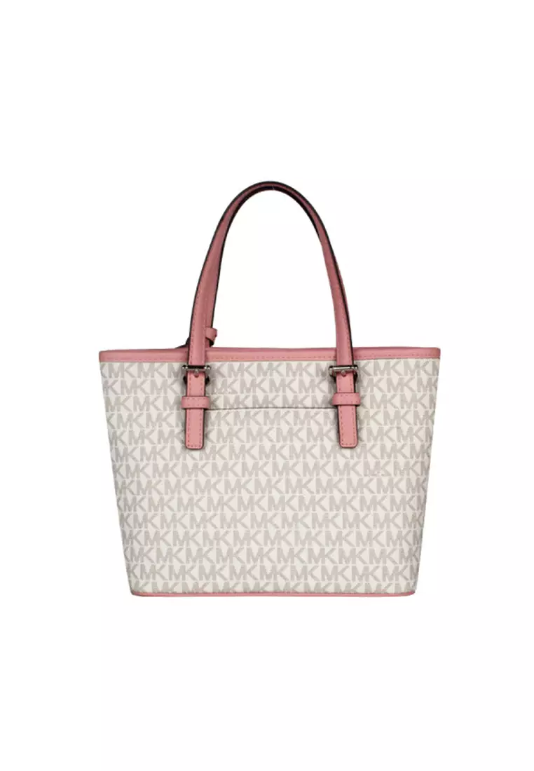 Jual Michael Kors Jet Set Travel Extra-Small Logo Top-Zip Tote Bag