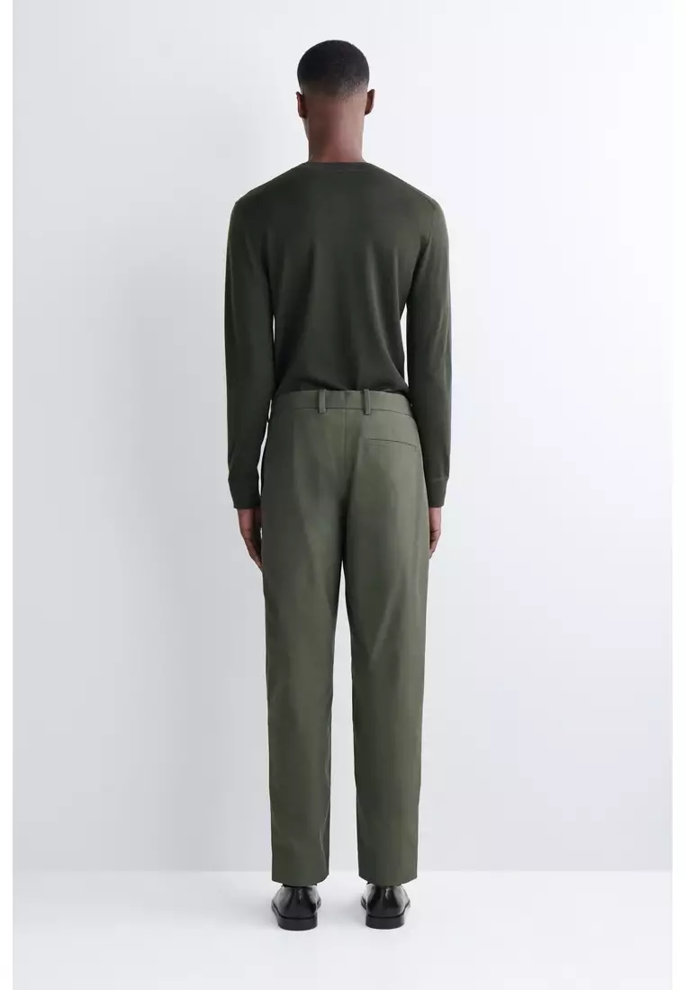 COTTON REGULAR-FIT STRAIGHT-LEG CHINOS