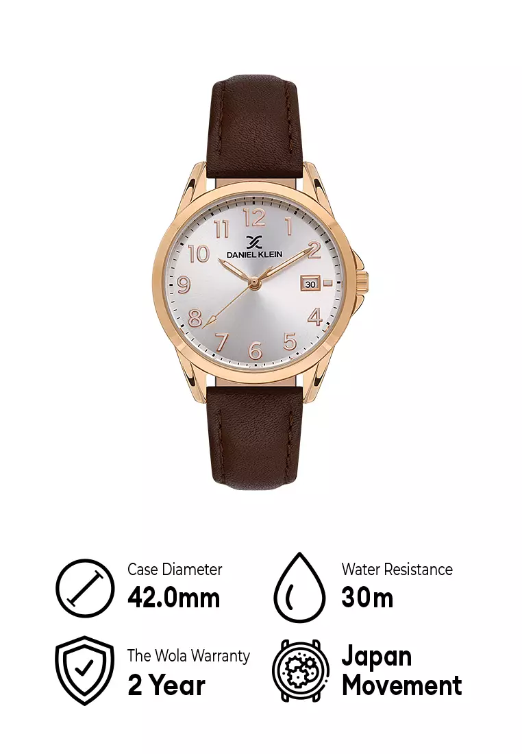 leather wrist watch for women