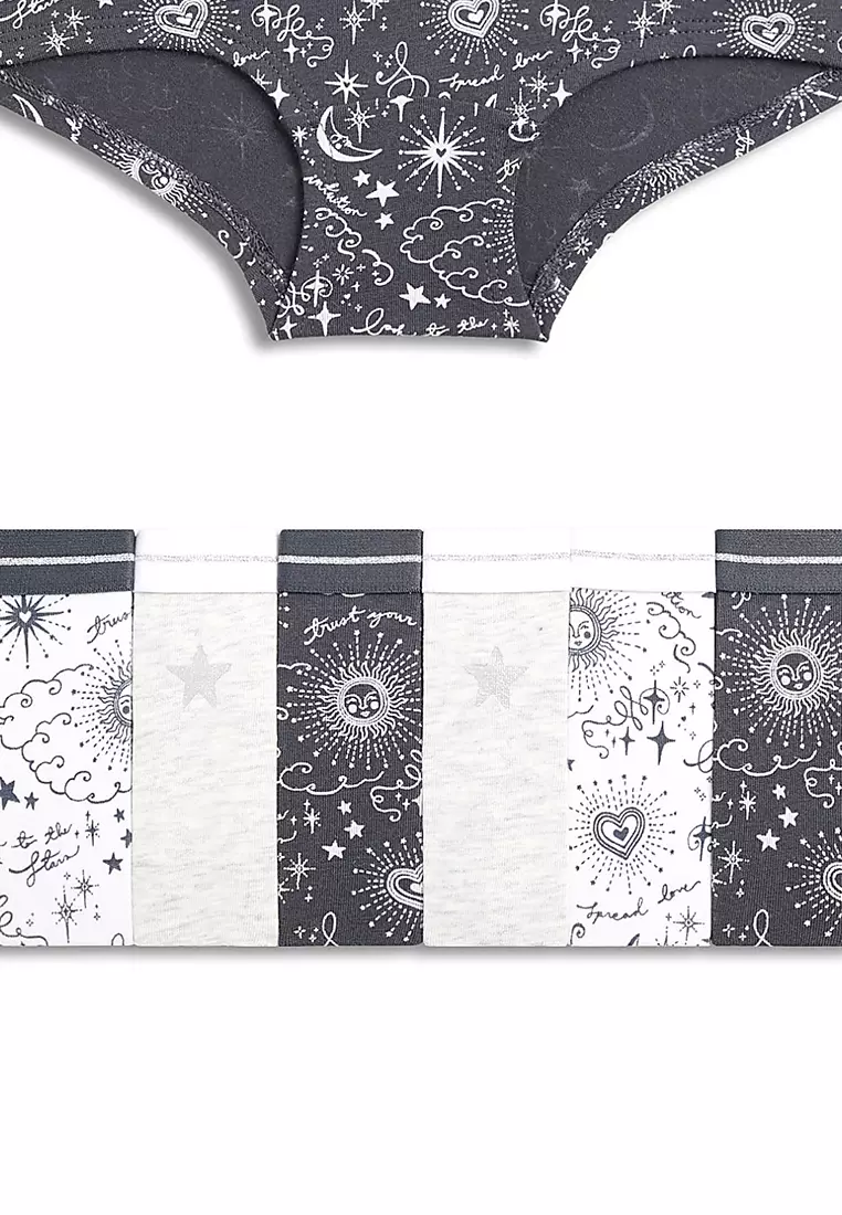 7pk Cotton Rich Cosmic Knicker Shorts