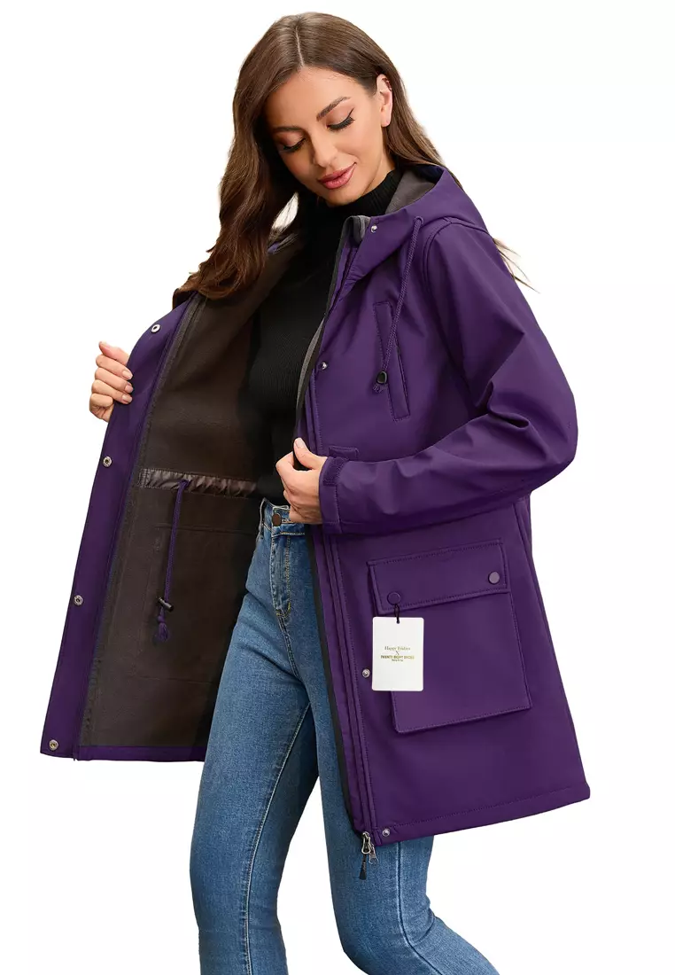 Waterproof Hood Trench Coat AD-M25F598
