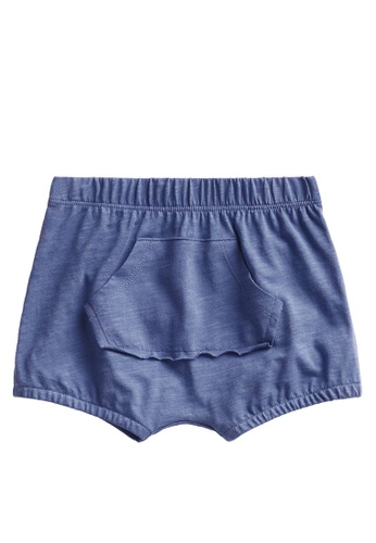MANGO BABY blue Sustainable Cotton Knitted Shorts 1642FKAA2B871FGS_1