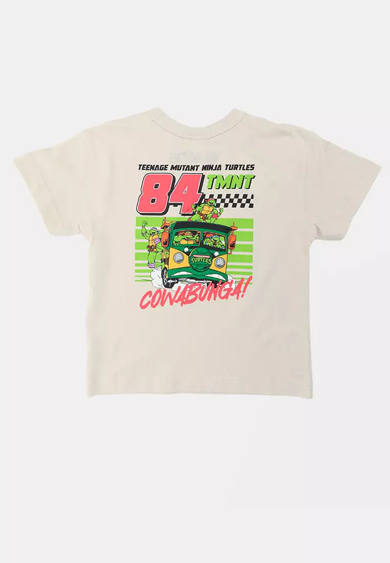 License Drop Shoulder Short Sleeves Tee