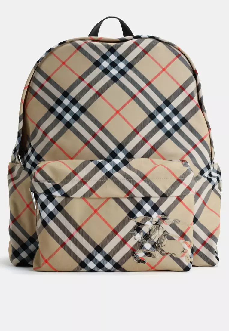 【BURBERRY LONDON】ノバチェック⭐︎リュック⭐︎バックパック⭐︎ Buy BURBERRY Check Backpack 2026 Online | ZALORA