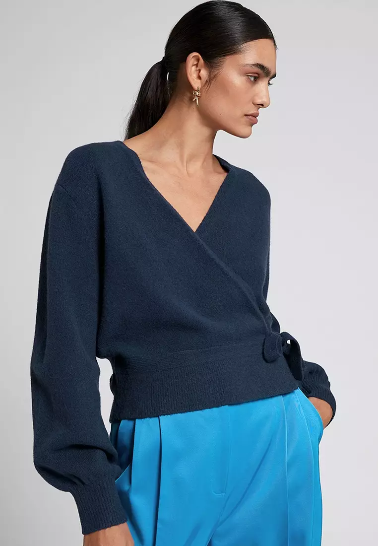 Other stories blue cardigan store