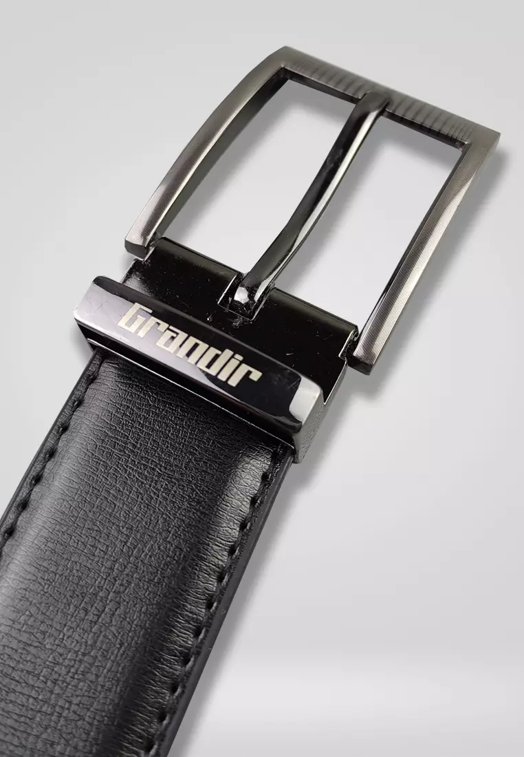 Grandir Ikat Pinggang Pria Kulit Sintetis Premium Sabuk Gesper Men Belt P