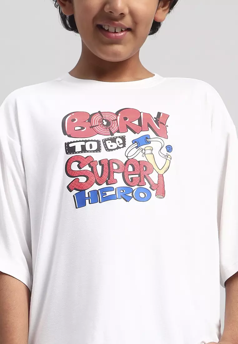 Kaos Bambu Mode Superhero