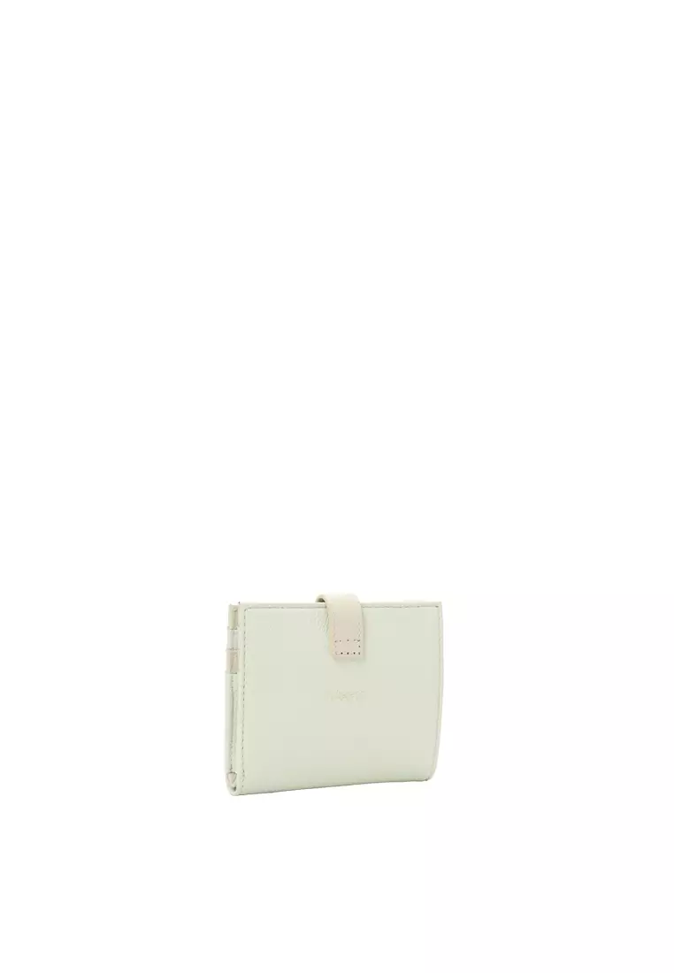 Snap Button Wallet - Light Mint
