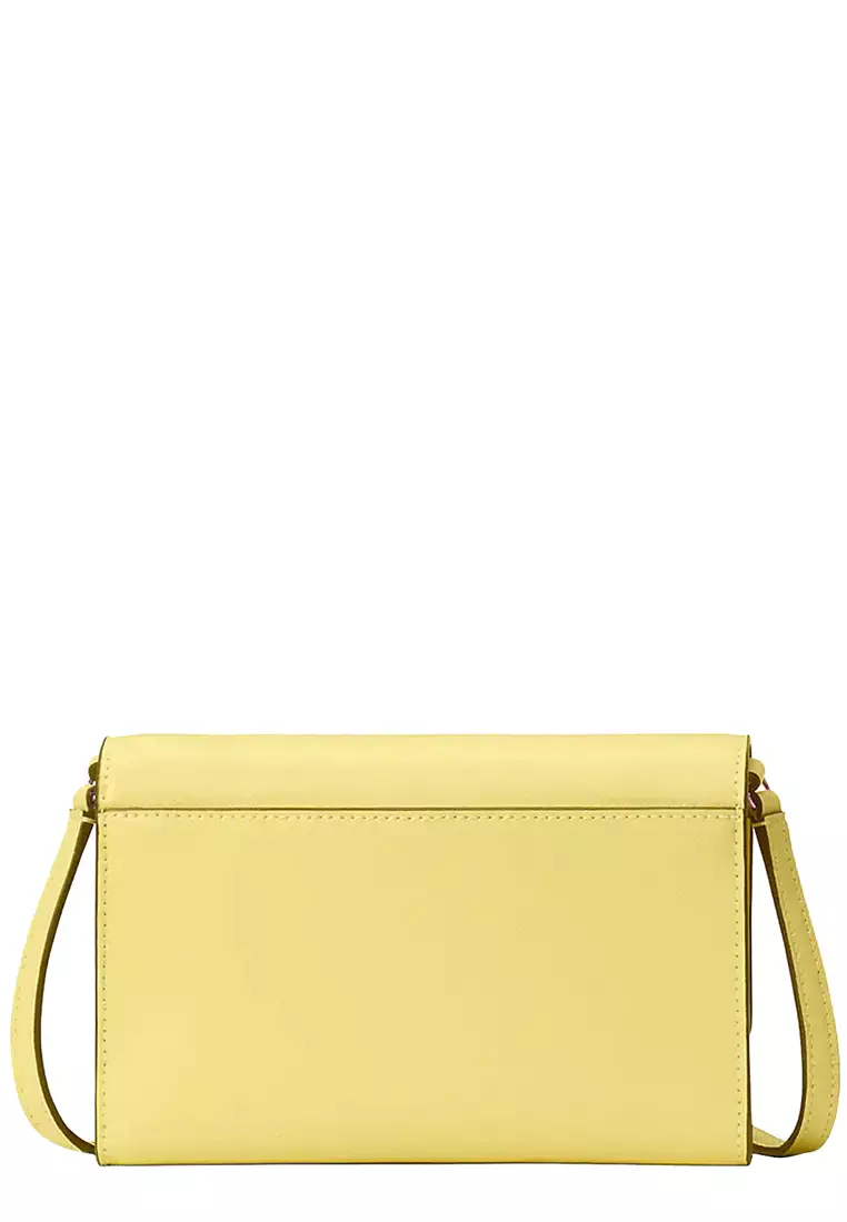Perry Leather Crossbody Bag in Yuzu Jam k8709