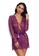 LYCKA LDB4110-女士一件式居家睡袍 (紫色) 736D0AAB0A3E22GS_1