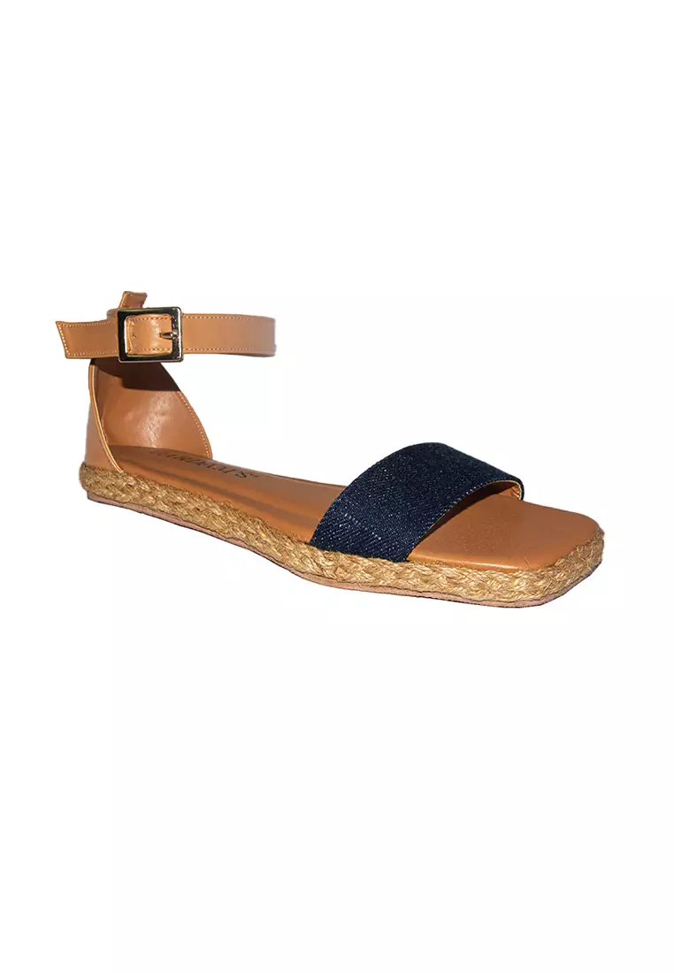 Discount on Cardam's Lifestyle  shoes - SKU: Ecla Erm 00057 Blue Flat Sandals