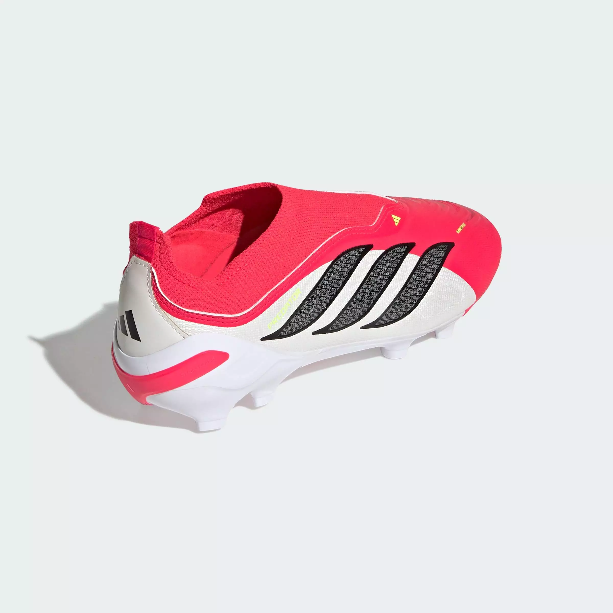 Football PREDATOR LEAGUE Laceless Firm Ground Football Boots Kids Unisex Red JR7890