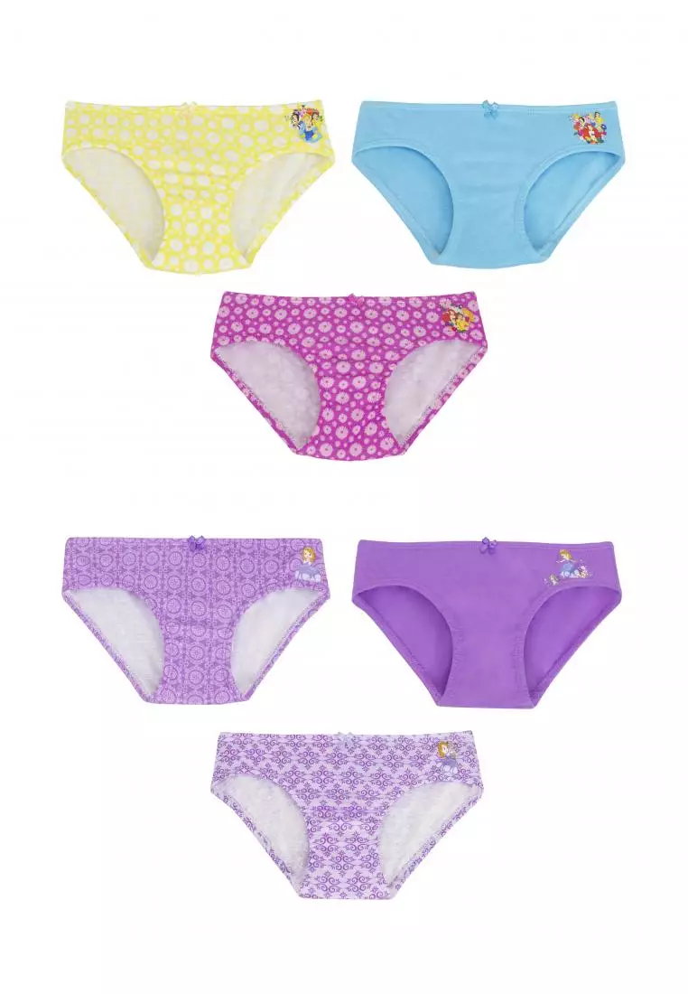  Packs Of 6 Toddler Girls Panties Underwear Assorted Styles  Size 3