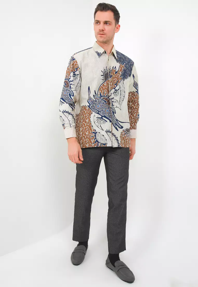 Batik Talenta Exclusive Lengan Panjang Air Blue