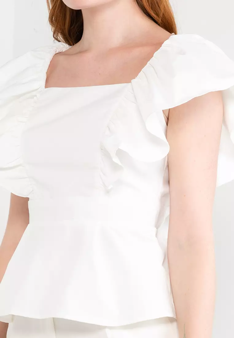 Buy Vero Moda Elly Sleeveless Square Neck Top Online ZALORA Malaysia