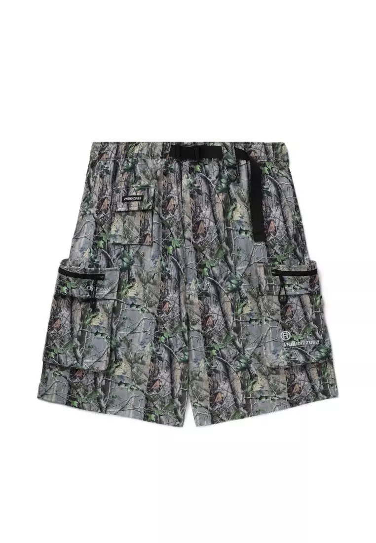 Gold top cargo shorts