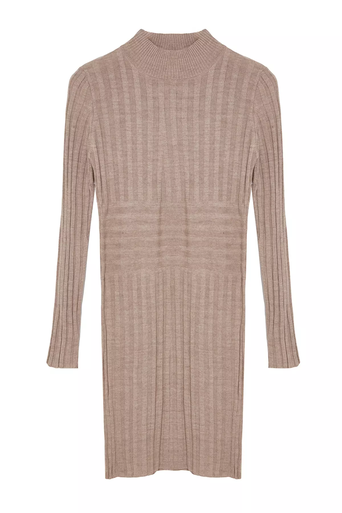 Knitwear Mink Mini Stand Collar Dress - Twoaw22El21