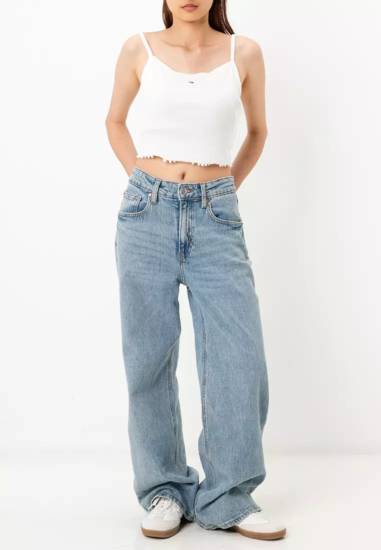 Rib Crop Top - Tommy Jeans
