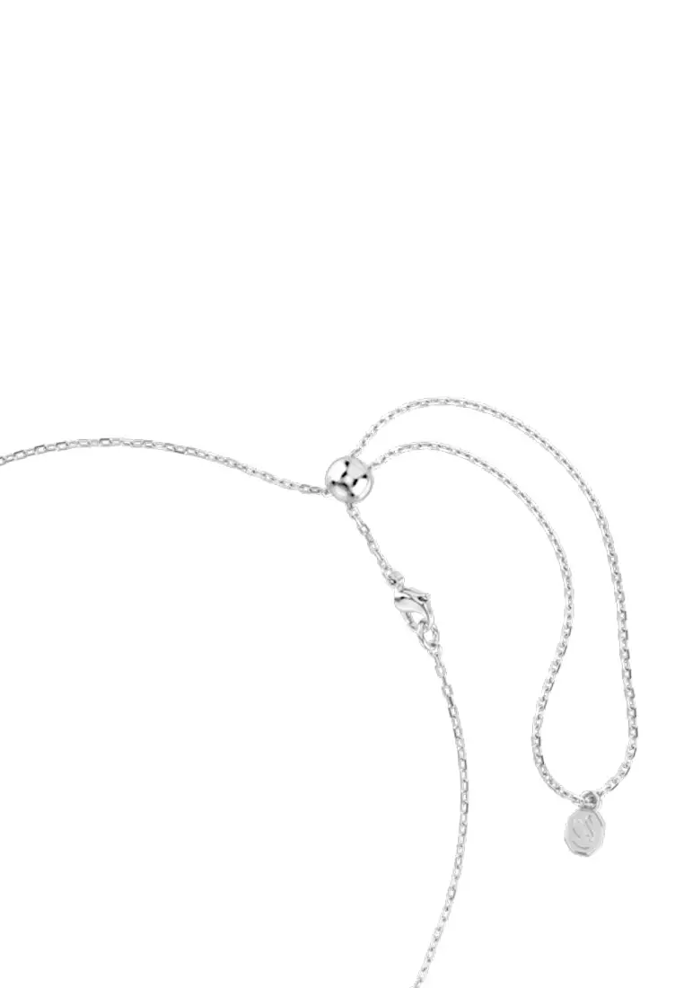 Ariana Grande x Swarovski Tennis necklace, Mixed cuts, Multicolored, Rhodium plated