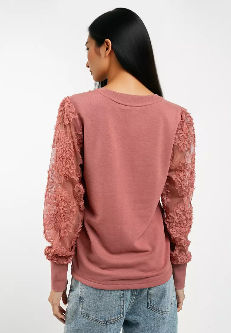 Long Sleeve Jersey Sweatshirt