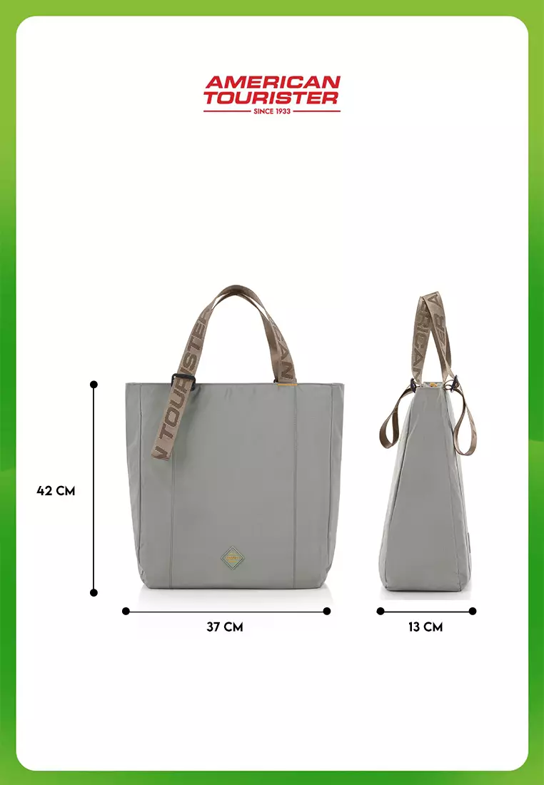 American Tourister Jordy Tote Bag 02 R Seagrass