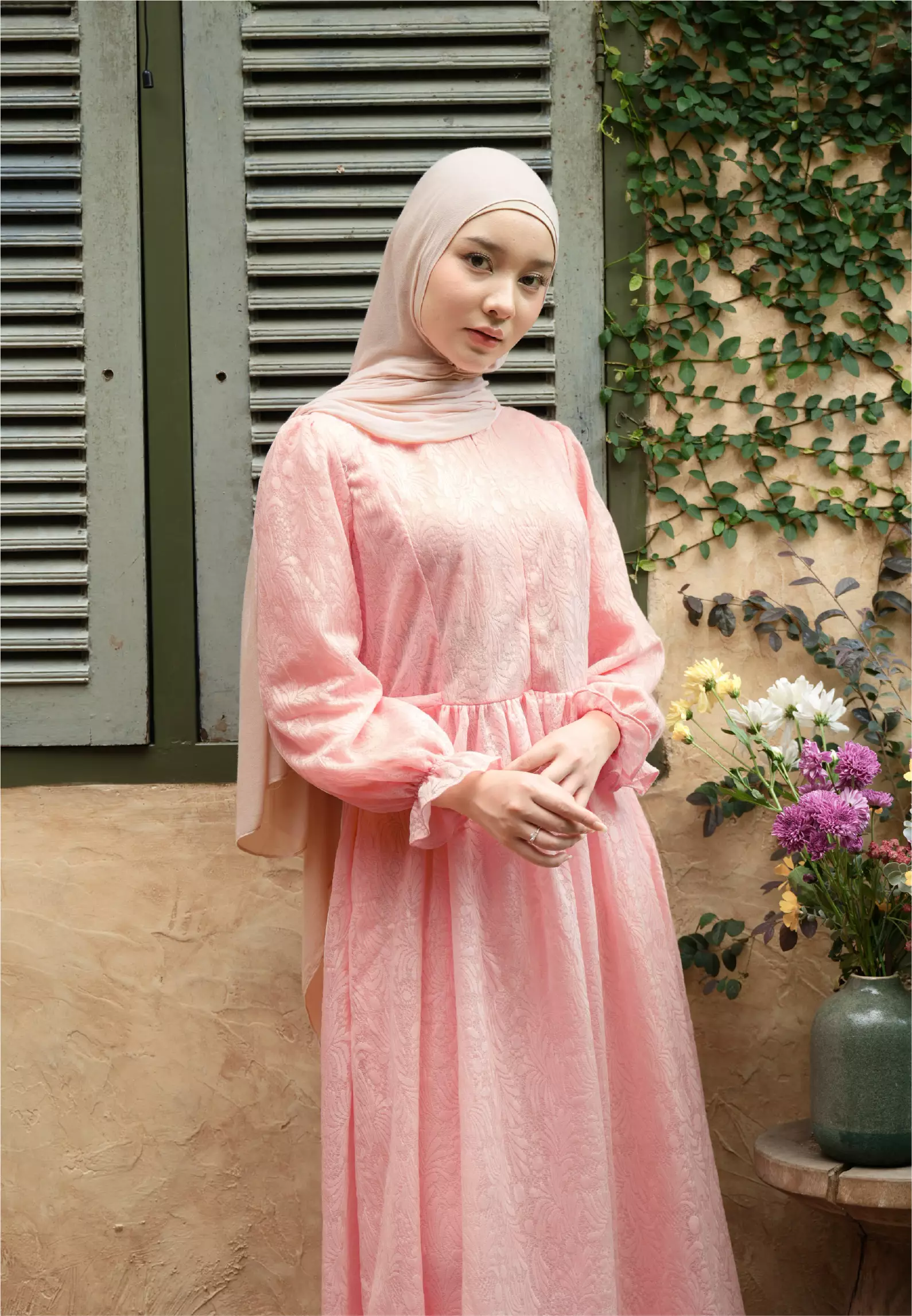 Hamidah Dress - Peony
