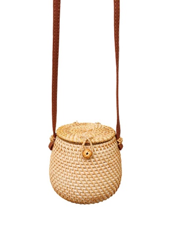 Islandoffer Islandoffer (Made in Vietnam) Autumn Rattan Oval Small Bag 2023  | Buy Islandoffer Online | ZALORA Hong Kong