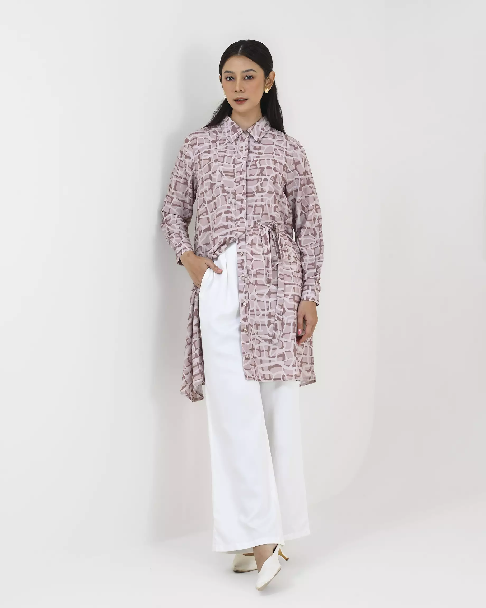 Geulis.id YUMI TUNIC - Marsala