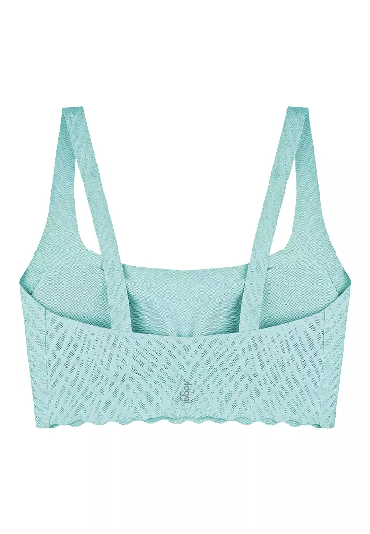 Sloggi ZERO Feel Bliss Top Bra for Women- Misty Turquoise