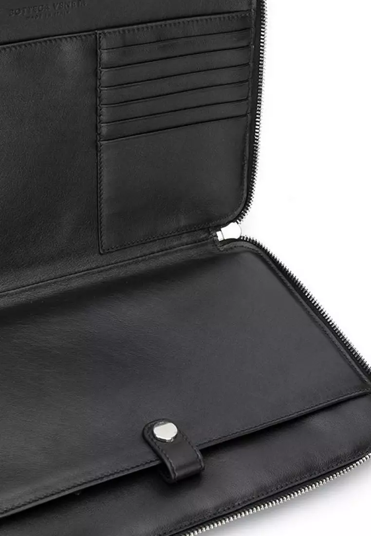 Buy BOTTEGA Bottega Storage Clutch Bag for Men in Black