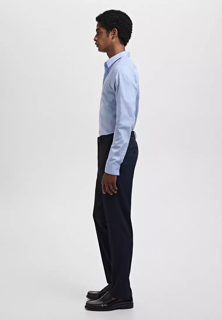 Slim Fit Cotton Suit Shirt