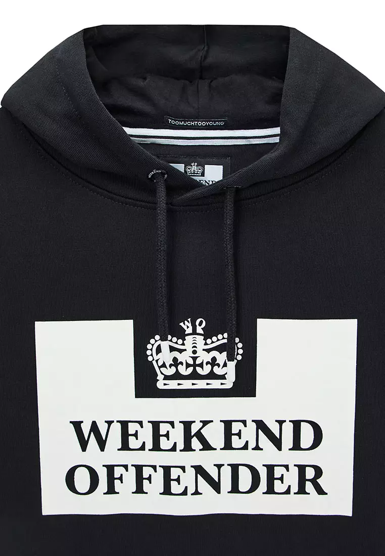 MENS BLACK HM SERVICE CLASSIC HOODIE